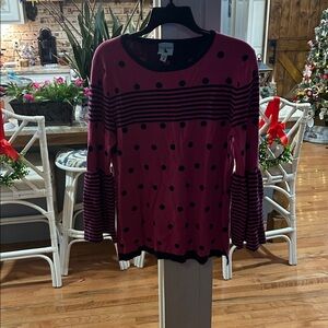 Practically new Haley and the Hound polka dot sweater. Size M